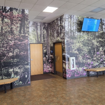 COMMERCIAL WALLPAPER INSTALLATION